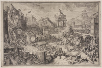 KG 06564
<br/>
Beleg en inneming Amida
<br/>
<em>Hooghe, Romeyn de (1645-1708)</em>